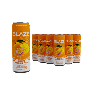 BLAZE Vitamin Water – Mango Passion Fruit – Zero Sugar, Vitamin D3 4000IU - Ultramade