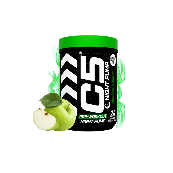 C5 Night Pump Pre Workout Powder Green Apple