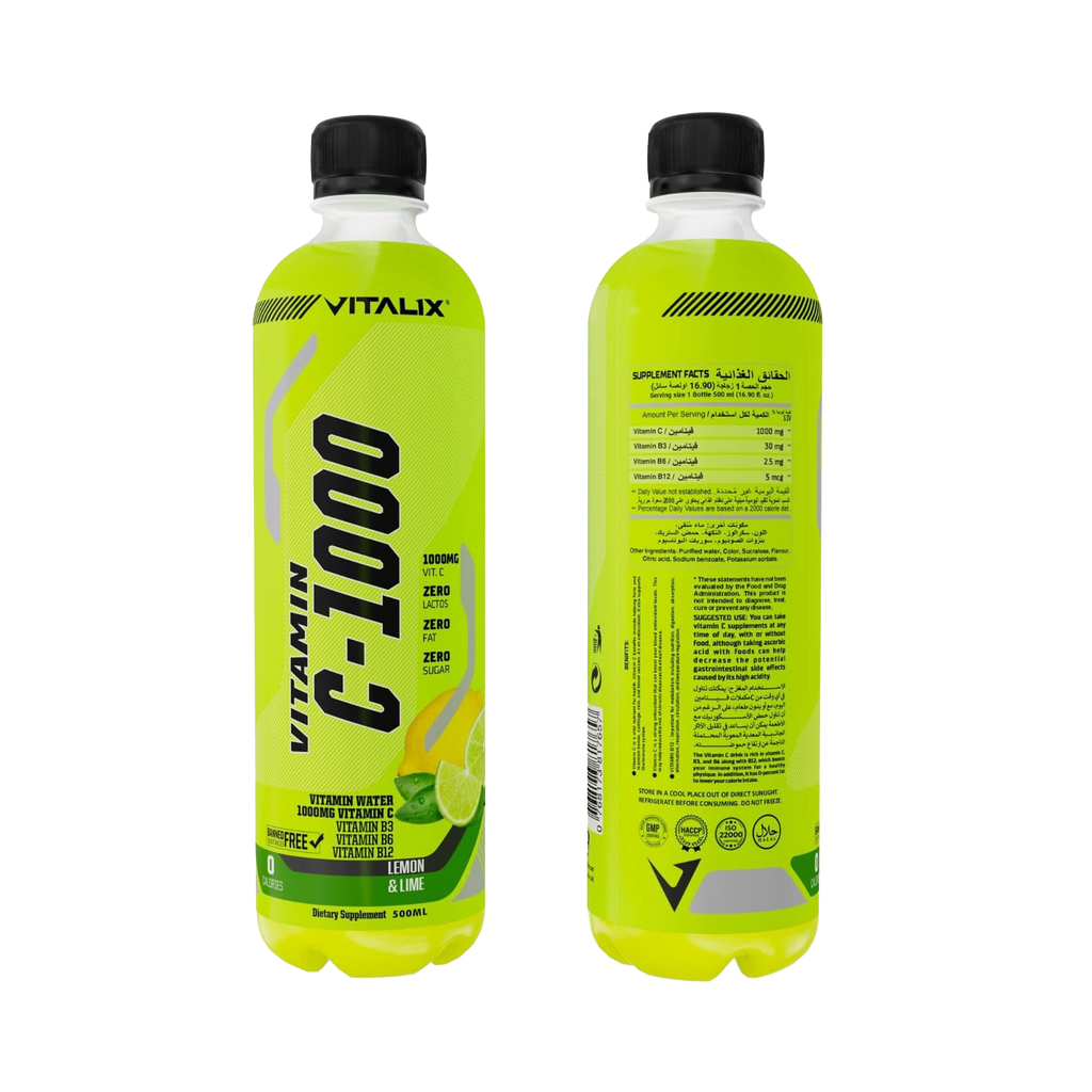 Vitamin C-1000 – High Vitamin C with 1000mg - Lemon & Lime - Ultramade