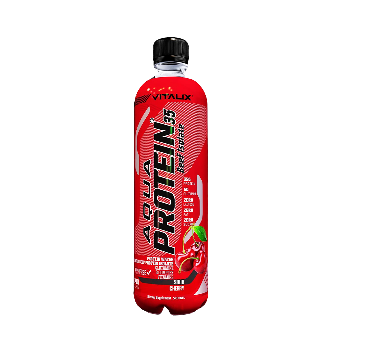 Aqua Protein 35 Premium Beef Protein Isolate - Sour Cherry - Ultramade