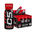 C5 SHOT Pre-Workout Drink | 80ml Liquid Energy Shot | 200mg Caffeine - Sour Cherry - Ultramade