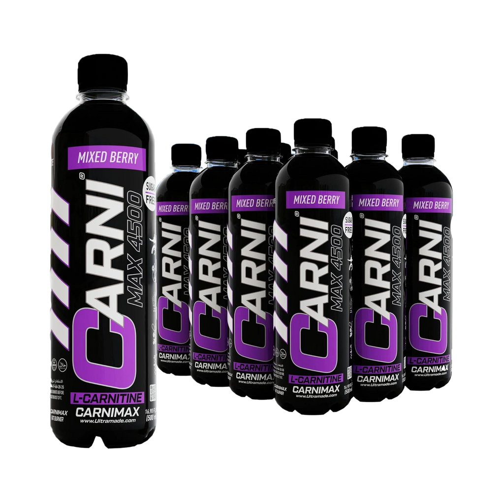 Carnimax L-Carnitine – Mixed Berry – 0g Sugar, 4500mg L-Carnitine - Ultramade