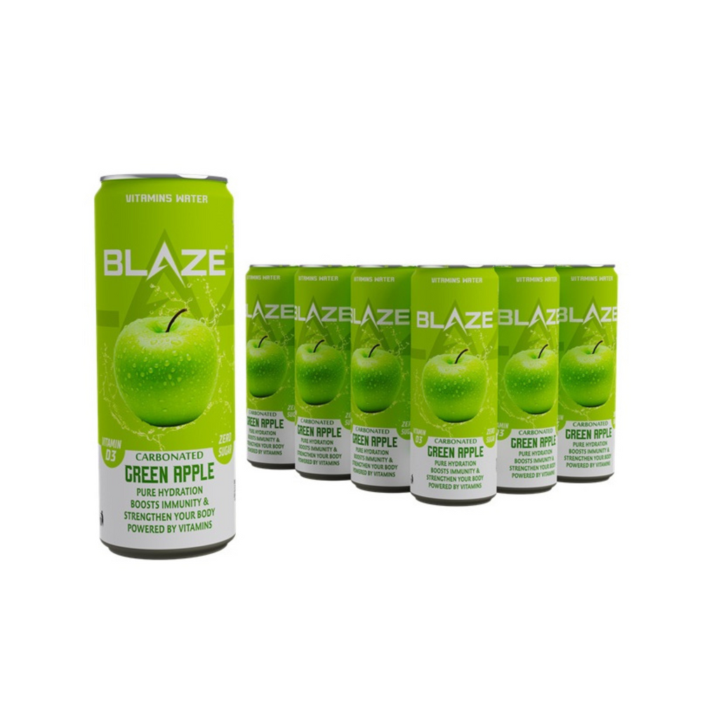 BLAZE Vitamin Water – Lemon & Lime – Zero Sugar, Vitamin D3 4000IU
