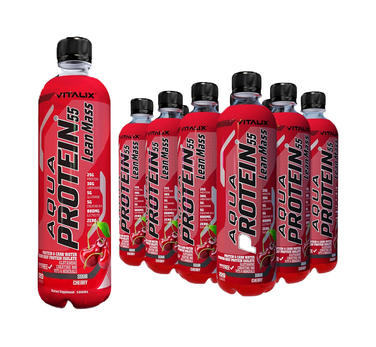 Aqua Protein 55 Lean Mass  Post Workout Drink - Sour Cherry - Ultramade