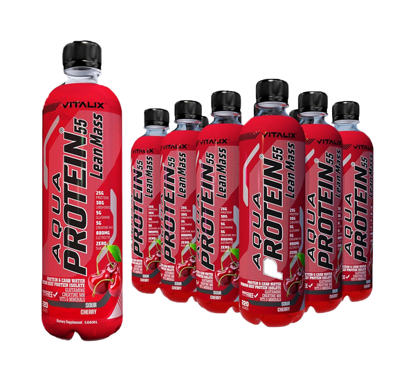 Aqua Protein 55 Lean Mass  Post Workout Drink - Sour Cherry
