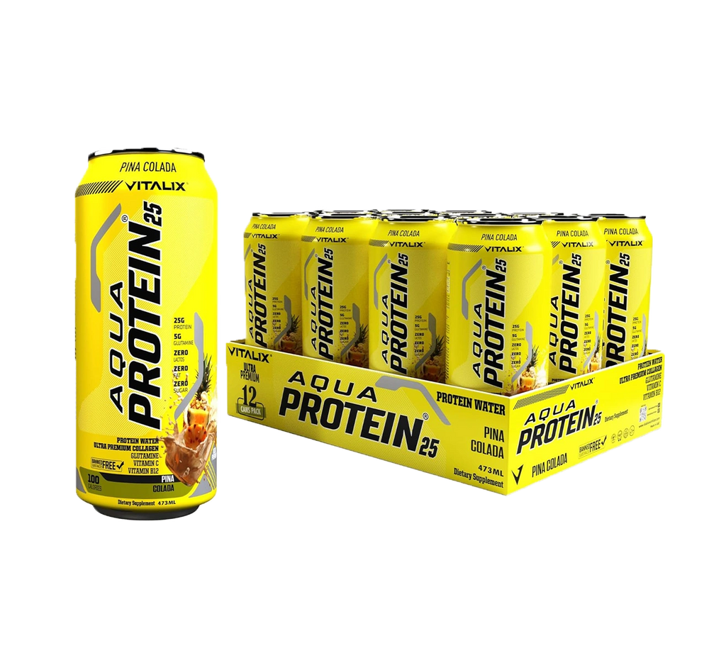 VITALIX Aqua Protein 25 Protein Water - Pina Colada - Ultramade