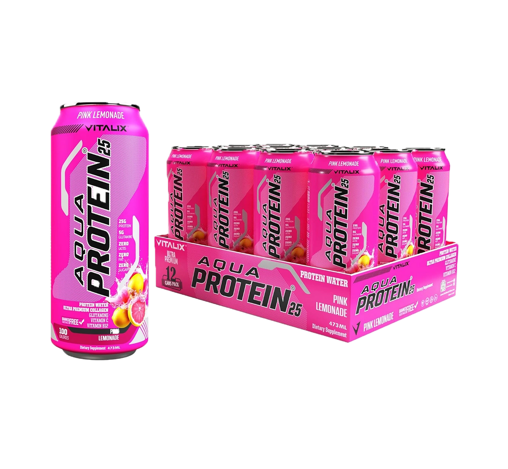VITALIX Aqua Protein 25 Protein Water - Pink Lemonade - Ultramade