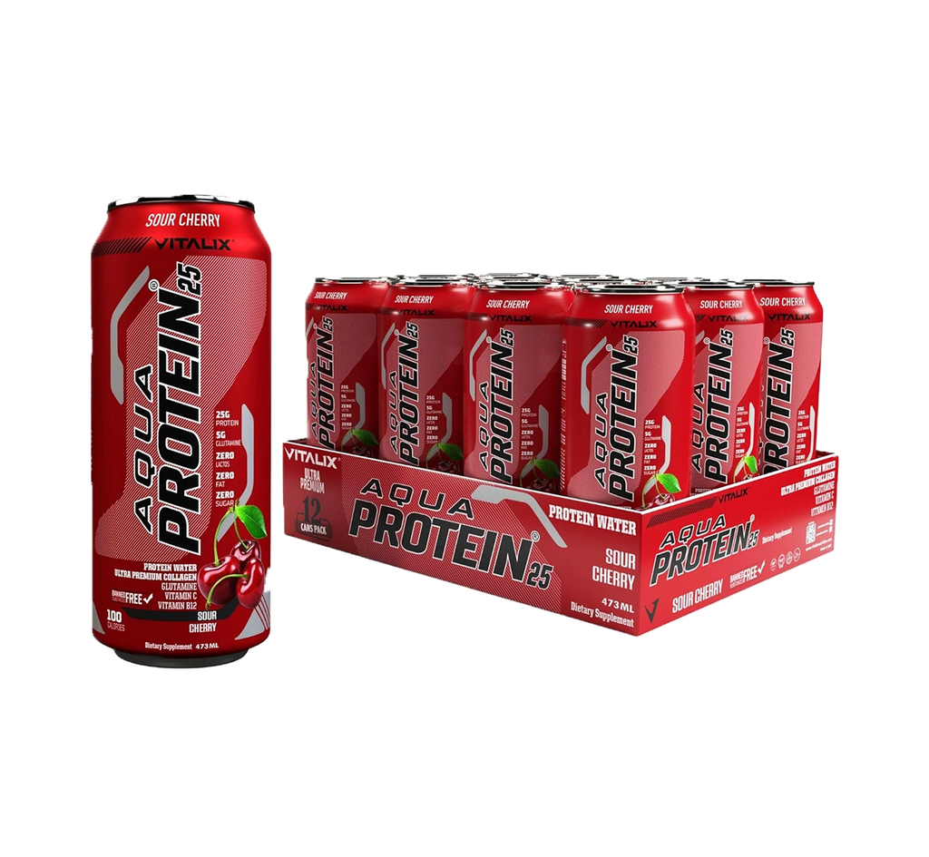 VITALIX Aqua Protein 25 Protein Water - Sour Cherry - Ultramade
