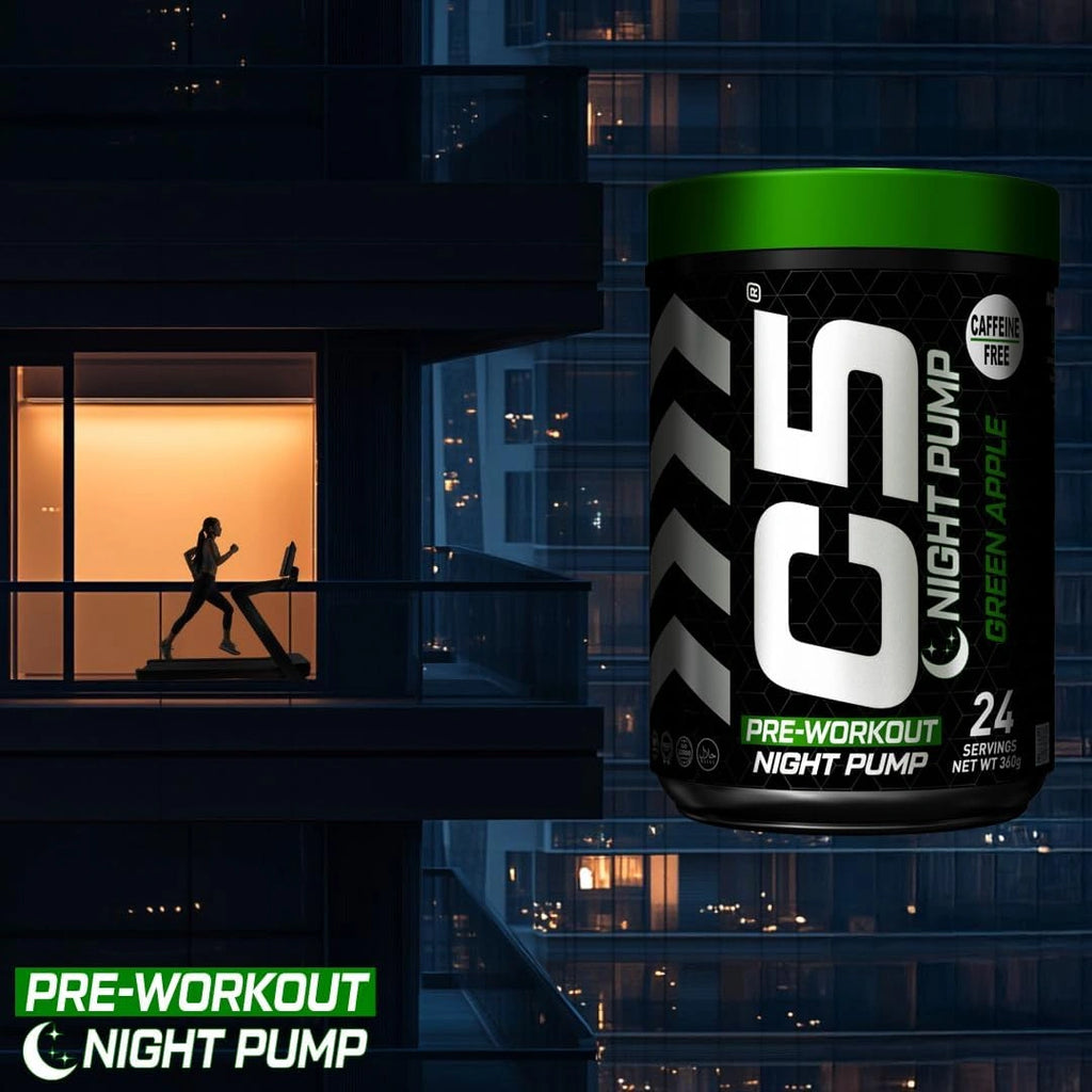 C5 Night Pump Pre Workout Powder Green Apple - Ultramade
