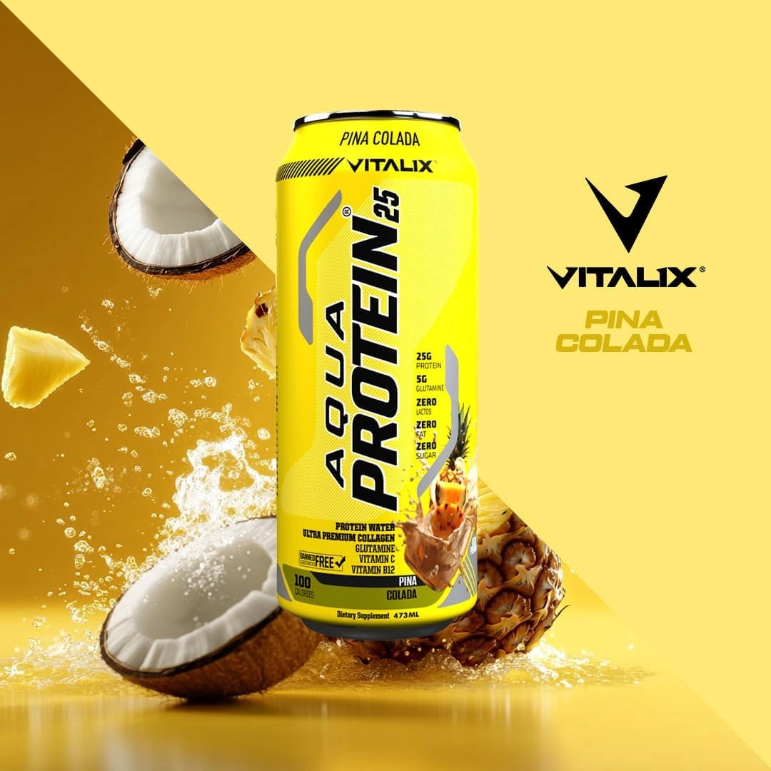 VITALIX Aqua Protein 25 Protein Water - Pina Colada - Ultramade