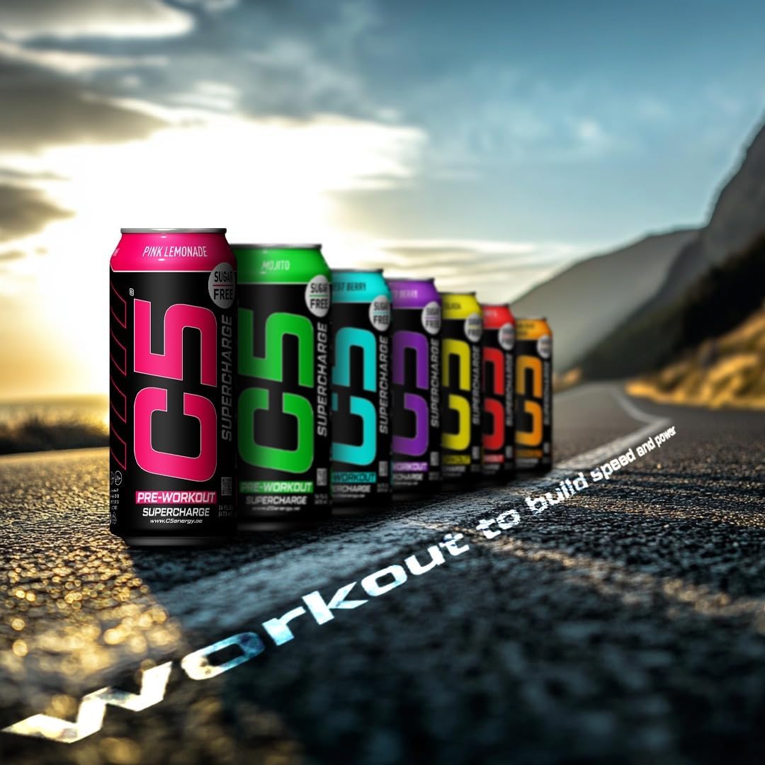 C5 Energy Drink Supercharge Mixed Berry Pre Workout - Ultramade