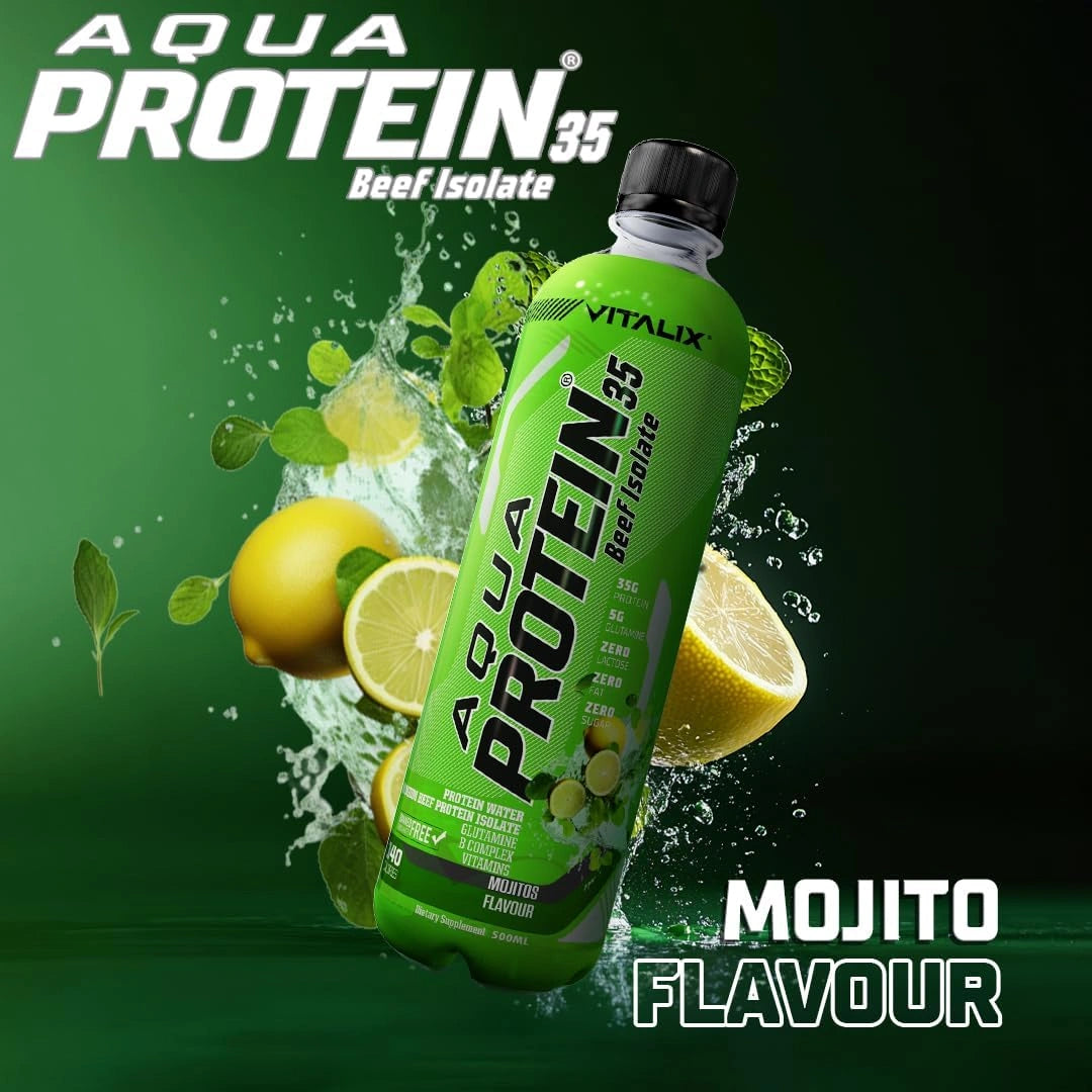 Aqua Protein 35  Premium Beef Protein Isolate - Mojito - Ultramade