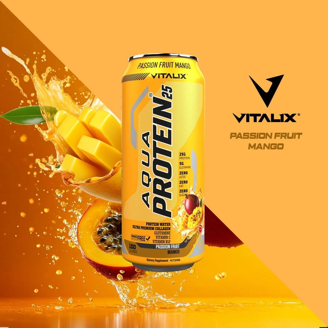 VITALIX Aqua Protein 25 Protein Water - Passion Fruit Mango - Ultramade