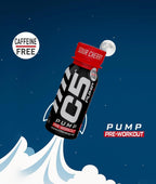 C5 PUMP Shot Pre-Workout, Caffeine-Free (Pack of 12, Sour Cherry) - Ultramade