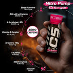 C5 PUMP Shot Pre-Workout, Caffeine-Free (Pack of 12, Pink Lemonade) - Ultramade