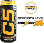 C5 Energy Drink Supercharge Passion Fruit Mango Pre Workout - Ultramade