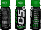 C5 SHOT Pre-Workout Drink | 80ml Liquid Energy Shot | 200mg Caffeine - Mojito - Ultramade