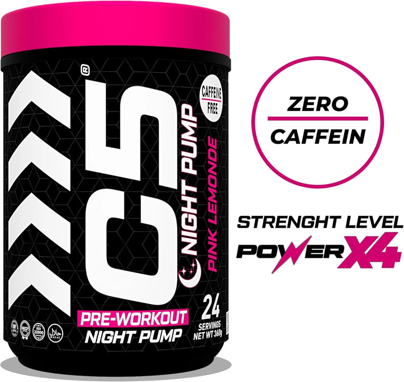 C5 Night Pump Pre Workout Powder Pink Lemonade