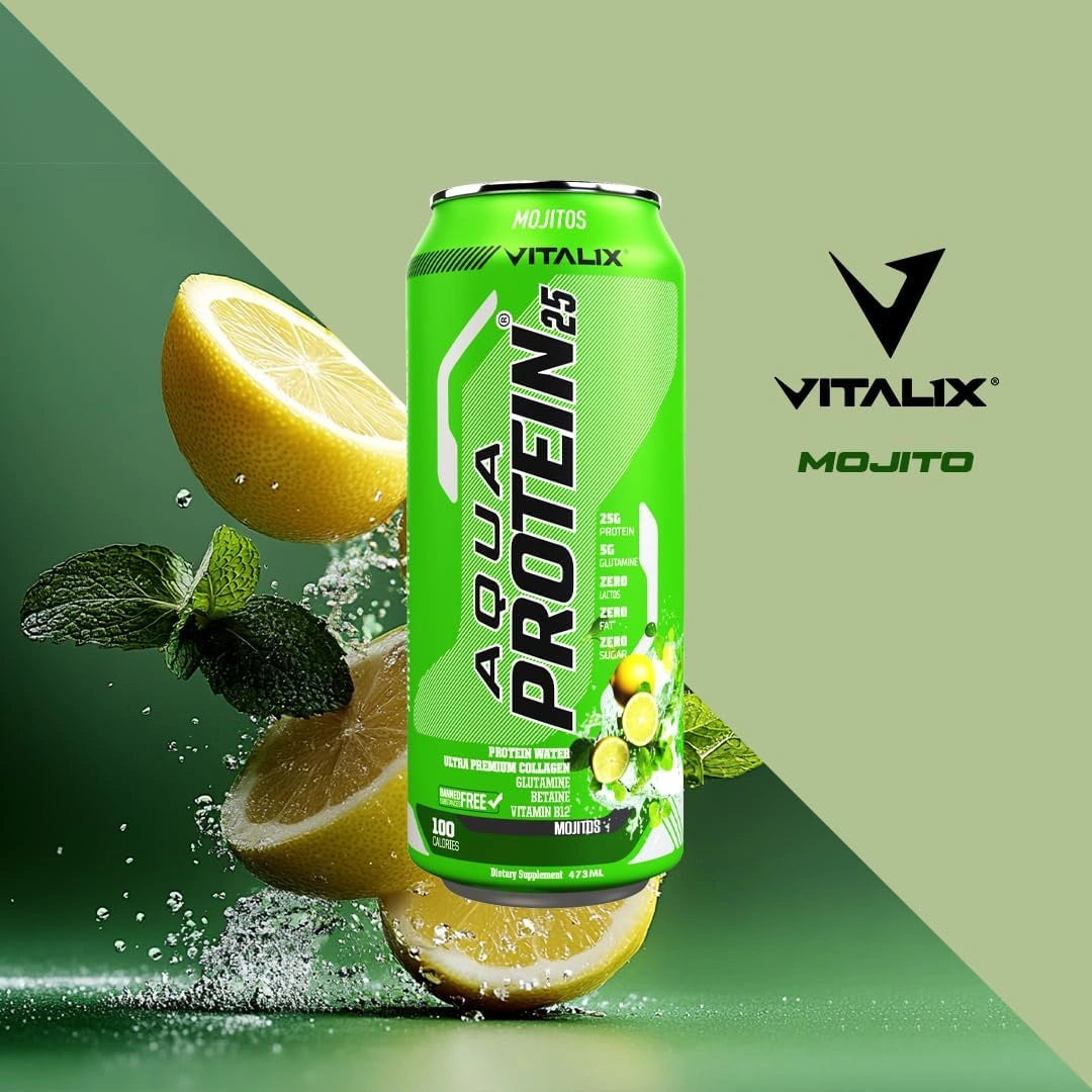 VITALIX Aqua Protein 25 Protein Water - Mojito - Ultramade