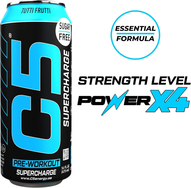 C5 Drink Supercharge Tutti Fruity Pre Workout
