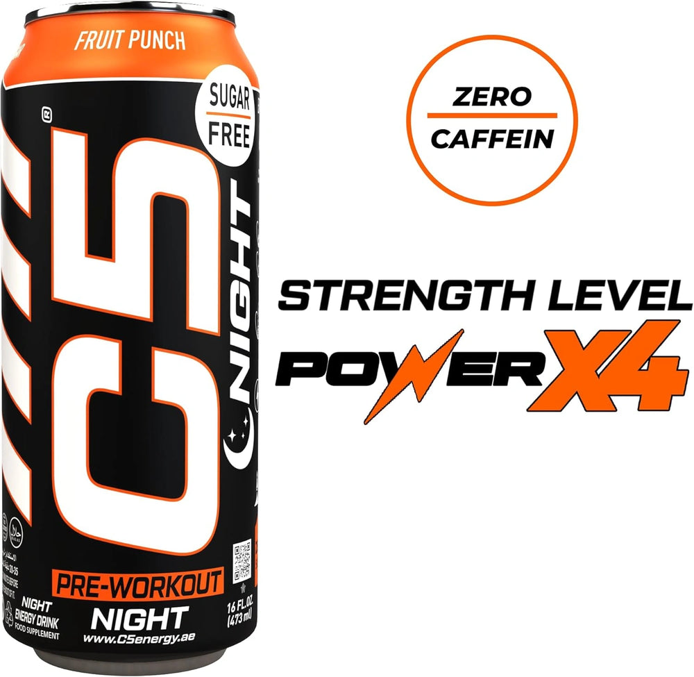 C5 Drink Night Fruit Punch, Pre Workout