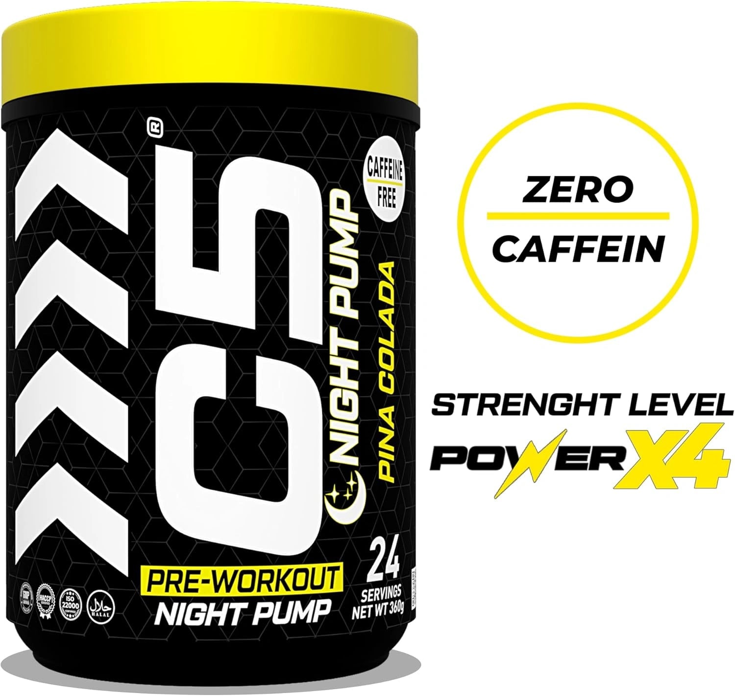 C5 Night Pump Pre Workout Powder Pina Colada - Ultramade