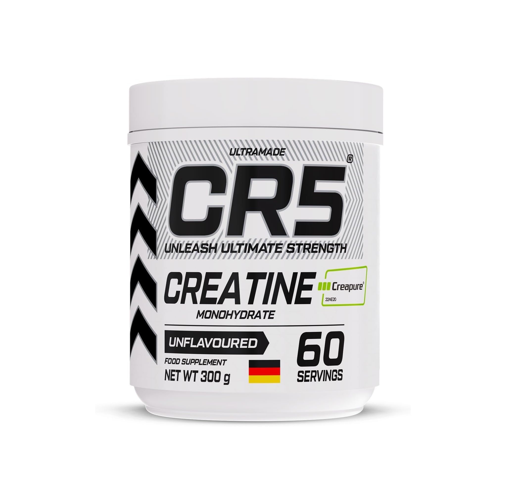 CR5 Creatine Monohydrate Powder – Creapure® Micronized, Unflavoured, 5 ...