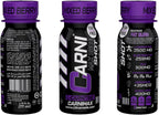 Carni Shot L-Carnitine Sugar-Free Mixed Berry Pack of 12 - Ultramade