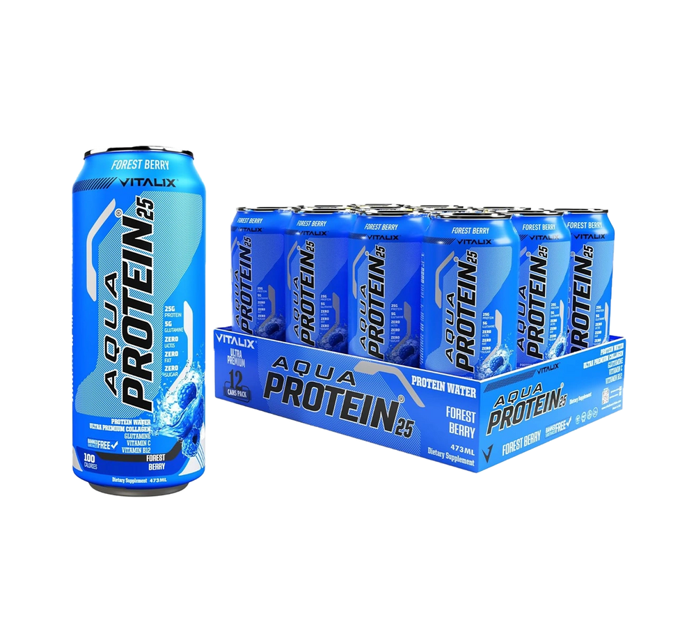 VITALIX Aqua Protein 25 Protein Water - Forrest Berry