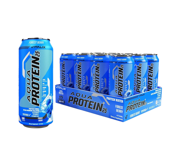 VITALIX Aqua Protein 25 Protein Water - Forrest Berry