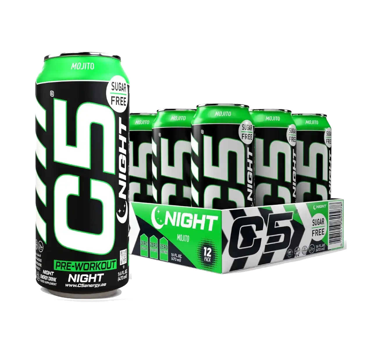 C5 Drink Night Mojito, Pre Workout - Ultramade
