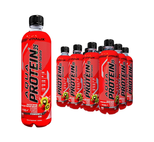 Aqua Protein 35 Premium Beef Protein Isolate - Strawberry & Kiwi - Ultramade