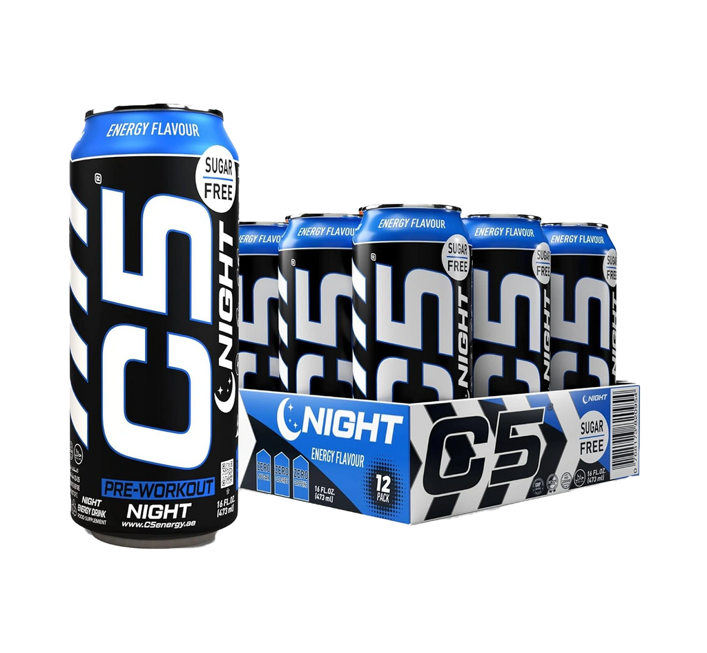 C5 Energy Drink Night Energy Flavour, Pre Workout - Ultramade