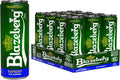 Blazeberg Raspberry Malt Flavour Drink, 0.0% Alcohol, Banned Substance Free, 355ml, Pack of 12 - Ultramade