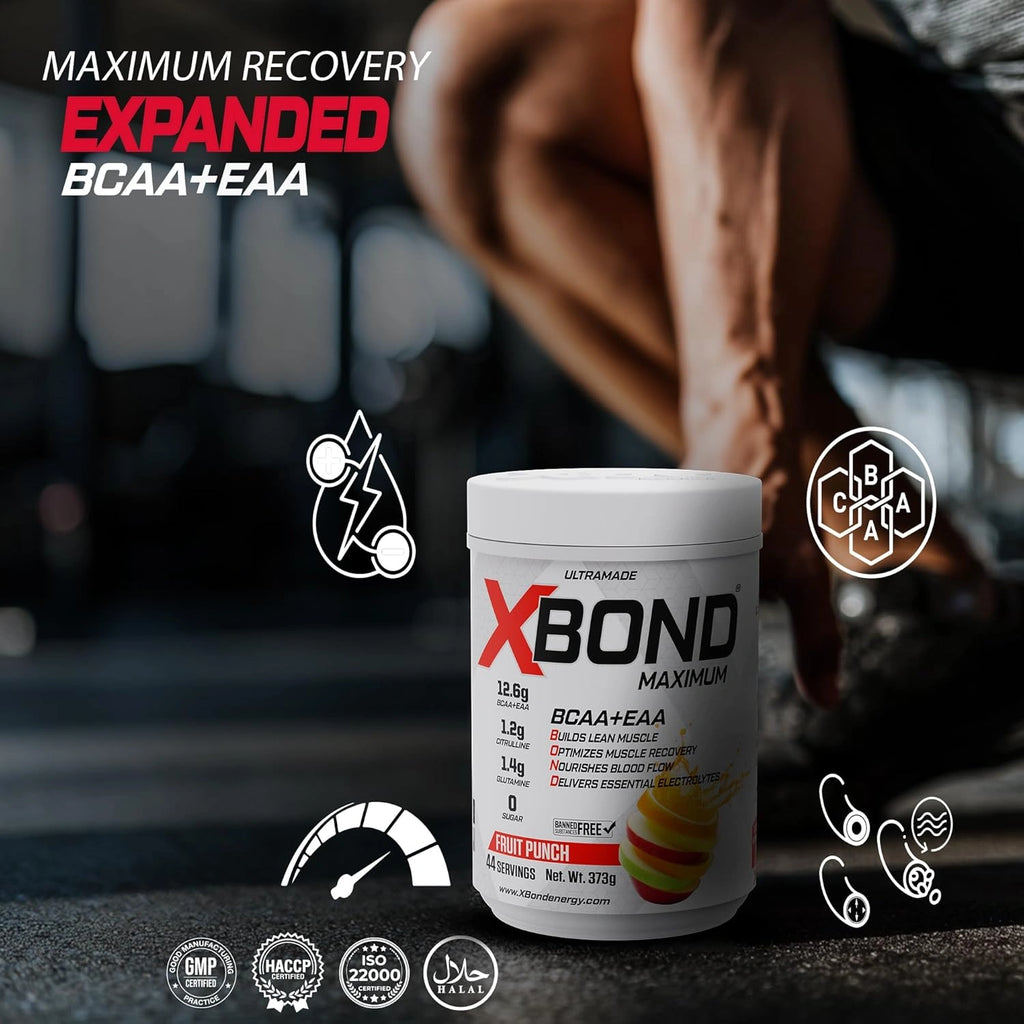Xbond Powder BCAA + EAA - Fruit Punch - Ultramade