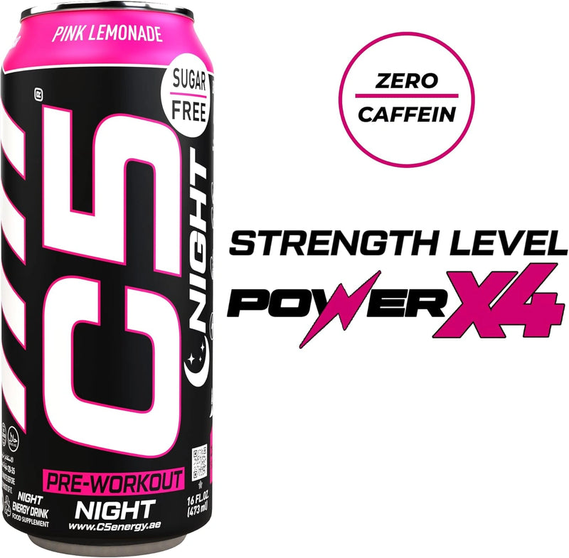 C5 Drink Night Pink Lemonade, Pre Workout