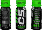 C5 SHOT Pre-Workout Drink | 80ml Liquid Energy Shot | 200mg Caffeine - Green Apple - Ultramade