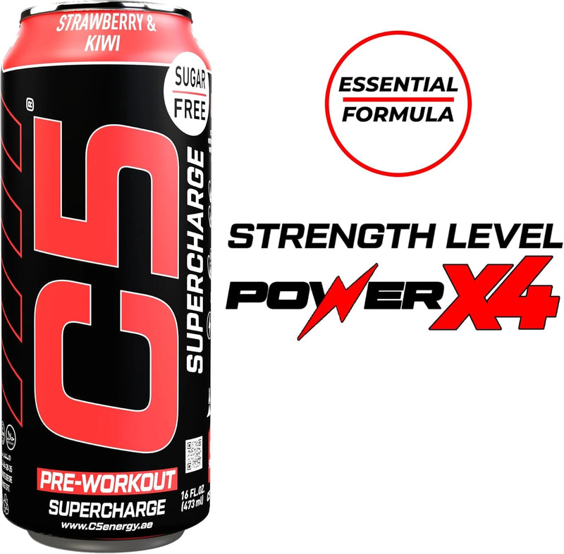 C5 Drink Supercharge Strawberry & Kiwi  Pre Workout