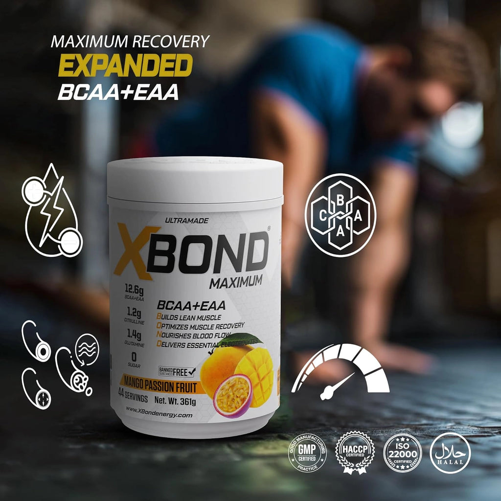 Xbond Powder BCAA + EAA - Mango Passion Fruit - Ultramade