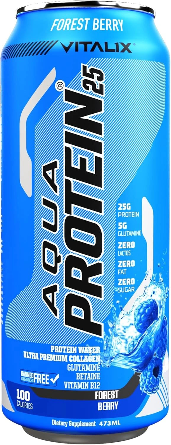 VITALIX Aqua Protein 25 Protein Water - Forrest Berry