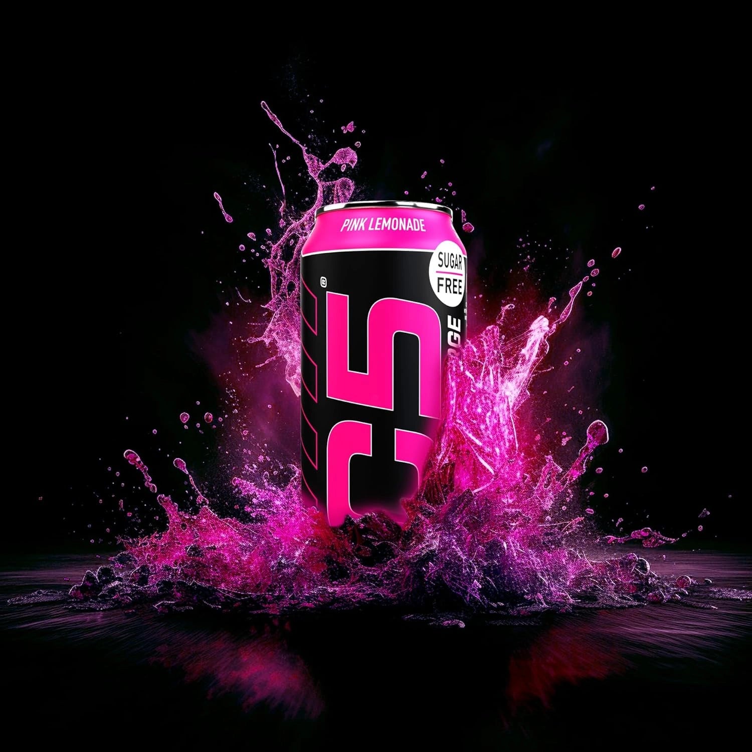 C5 Energy Drink Supercharge Pink Lemonade Pre Workout - Ultramade