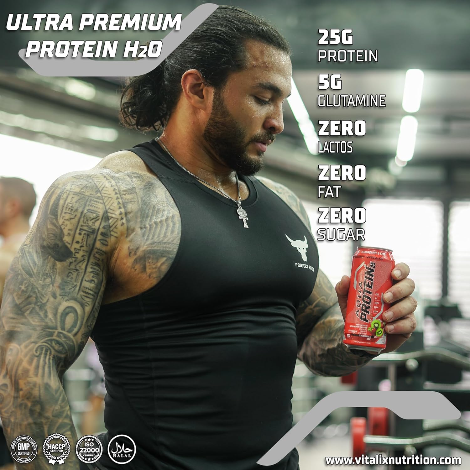 VITALIX Aqua Protein 25 Protein Water - Mojito - Ultramade