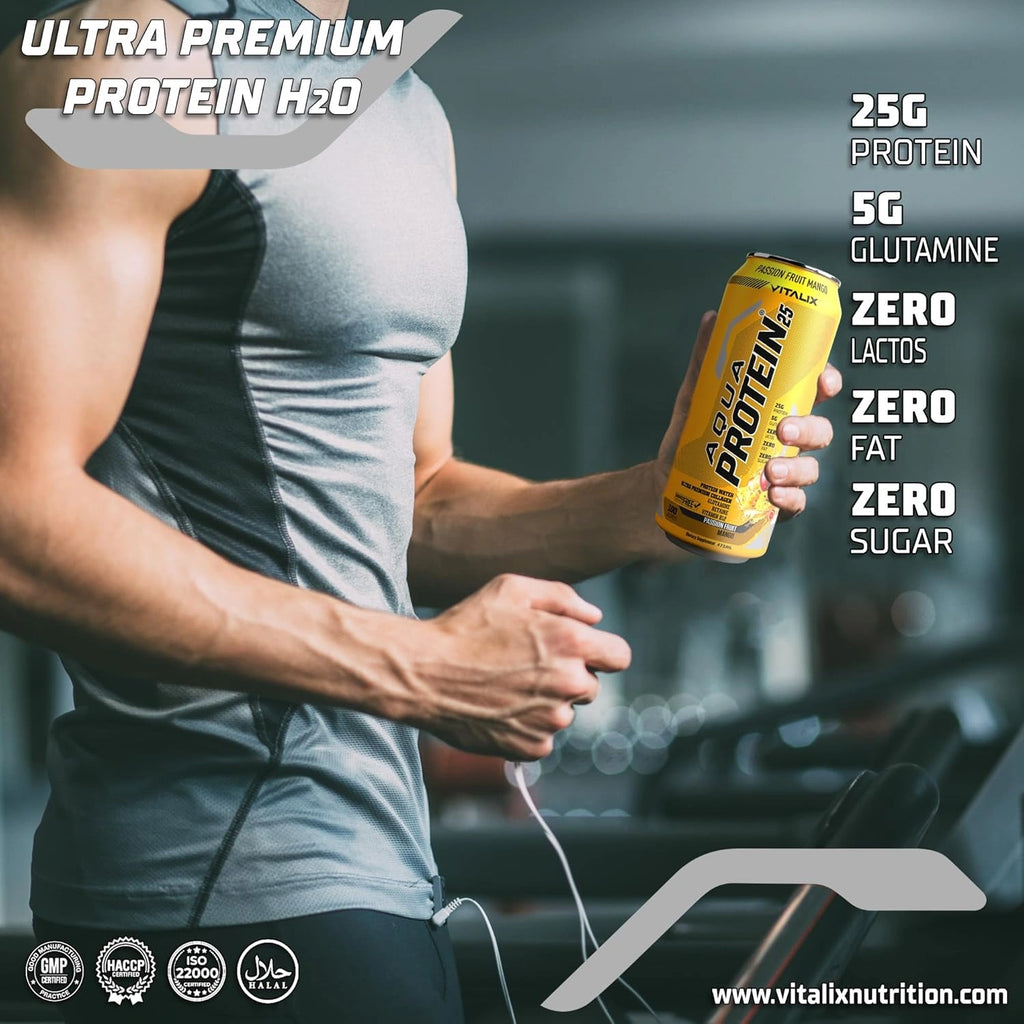 VITALIX Aqua Protein 25 Protein Water - Passion Fruit Mango - Ultramade
