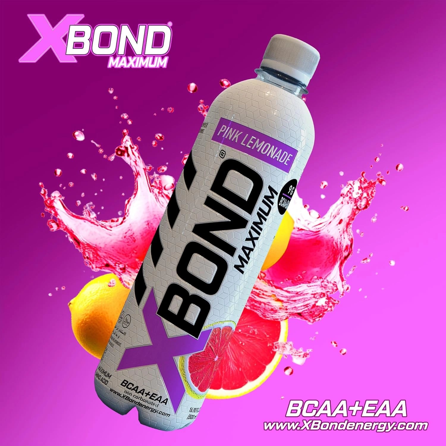 XBOND Drink Non Carbonated BCAA+EAA Pink Lemonade - Ultramade