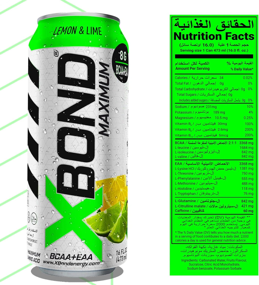 XBOND Drink BCAA+EAA Lemon & Lime - Ultramade