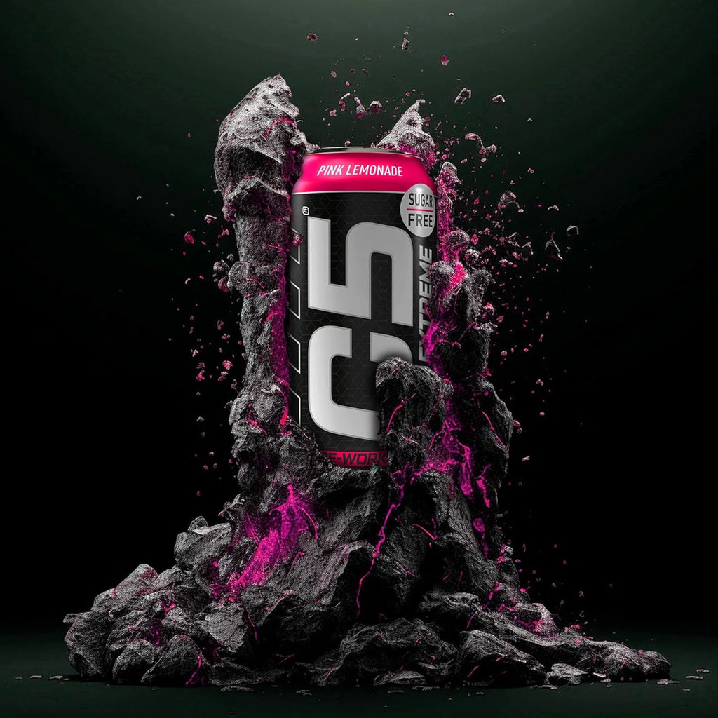 C5 Energy Drink Extreme Pink Lemonade Pre Workout - Ultramade