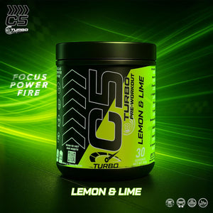 C5 Turbo Pre-Workout Powder –Lemon & Lime - Focus, Endurance & Performance Support – 30 Servings (Copy)