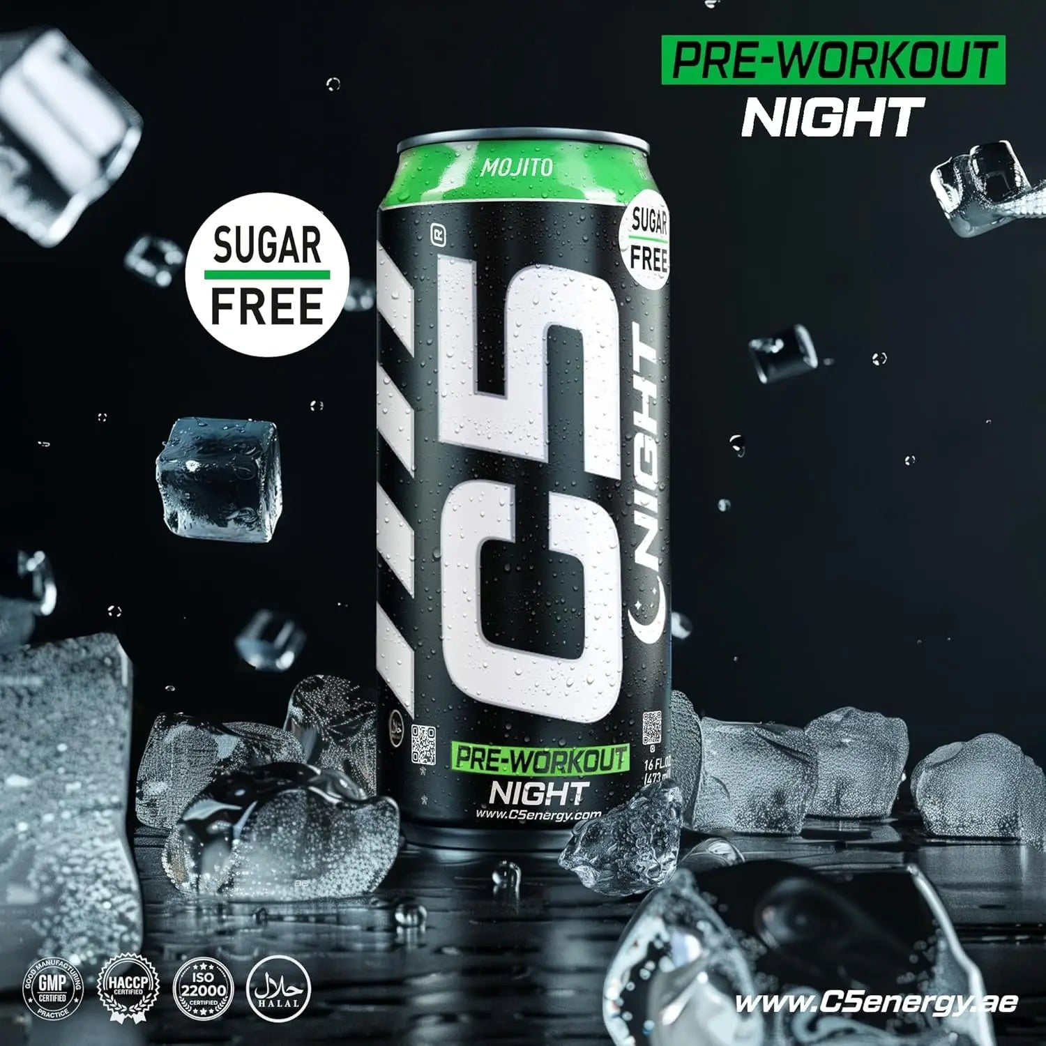 C5 Drink Night Mojito, Pre Workout - Ultramade