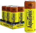 AquaTonic Naturally Alkaline Sparkling Water, Zero Sugar Premium Mixer, Multi Flavour Carbonated Beverage, 6 x 355ml Cans - pack of 6 (Pack of 6, Ginger) - Ultramade