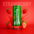 Blazeberg Strawberry Malt Flavour Drink, 0.0% Alcohol, Banned Substance Free, 355ml, Pack of 12 - Ultramade
